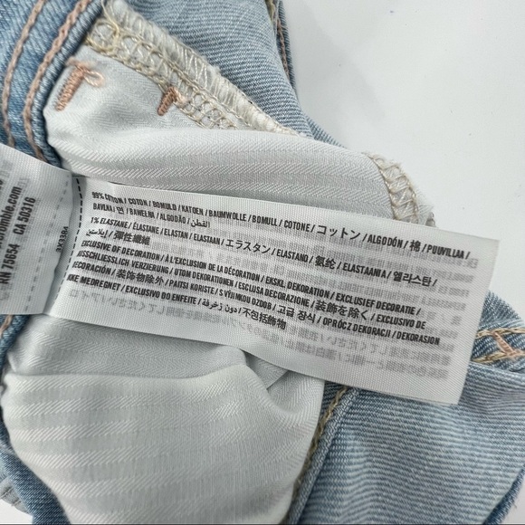 Hollister Cuffed Raw Hem Denim Jean Shorts Size 24 Women’s - Picture 6 of 10